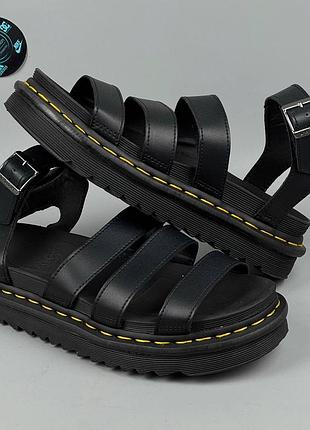 Dr. martens blaire босоножки доктор мартинс кожаные сандали сланцы вьетнамки черевики сандалії шкіряні тапки тапочки кожа для міста на пляж