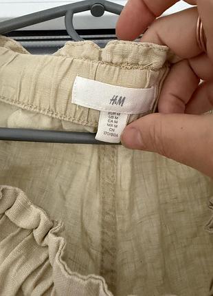 Шорти льон h&m 2