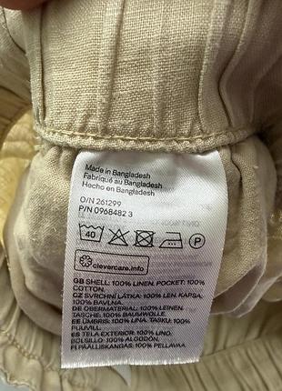 Шорти льон h&m 3