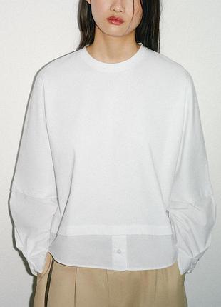 Сорочка лонгслів zara