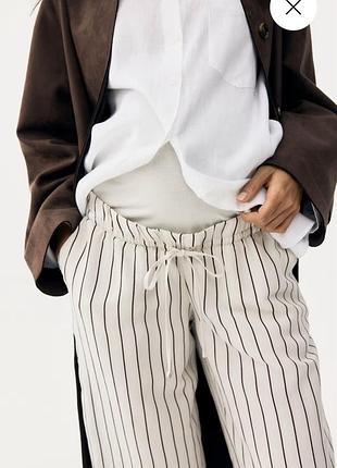 Штани льон h&m,брюки