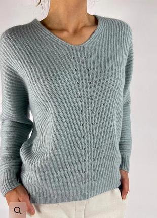 Роскошный брендовый свитер hemisphere cashmere (кашемир и шёлк)