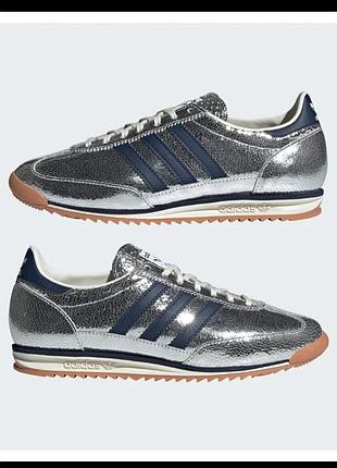 Кросівки шкіряні adidas sl 72 og metallic jh8654