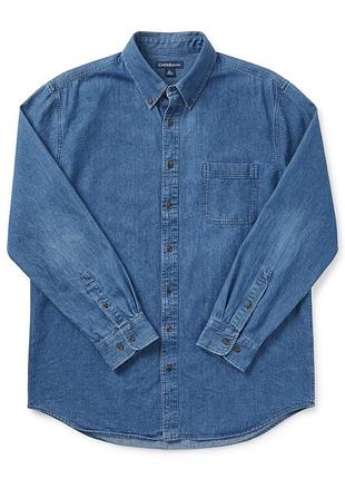 Джинсова сорочка croft & barrow 100% бавовна xlt (xl/xxl) високий зріст