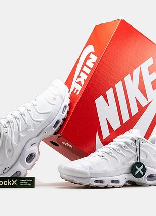 Стильные кроссовки nike air max tn plus white