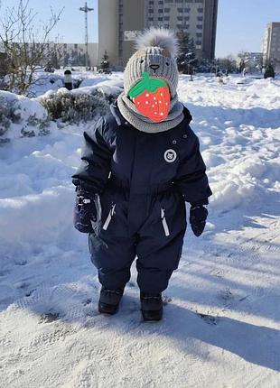Теплий дитячий зимовий комбінезон