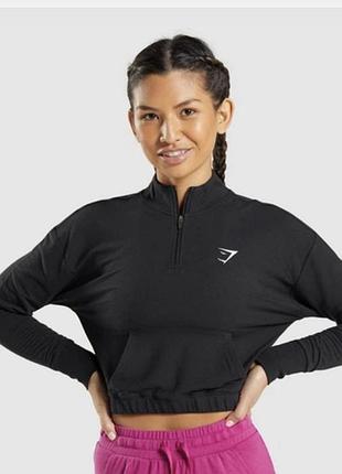 Спортивна кофта зіпка gymshark p.m ідеальний стан