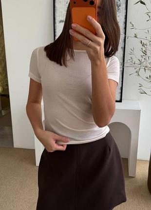 Напівпрозора slim футболка favorite style