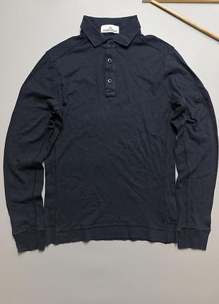 Лонгслів / поло stone island long sleeve dark / розмір s