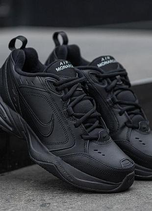 Стильные кроссовки nike air monarch iv black