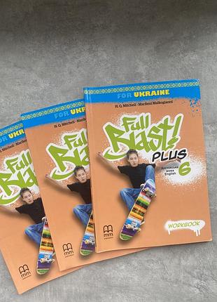 Мітчел full blast plus for ukraine нуш 6 workbook англійська мова робочий зошит