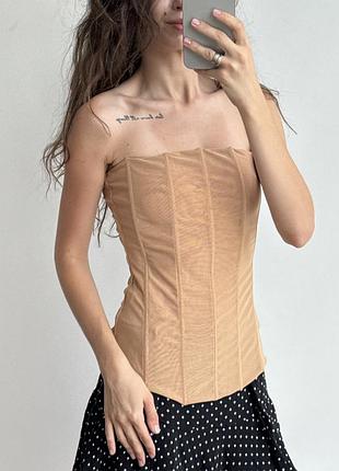 Корсет на блискавці s