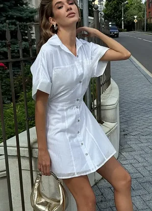 Платье zara из натуральной ткани.