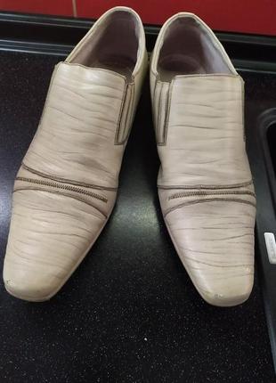 Чоловічі шкіряні туфлі, у подарунок до будь-якої покупки