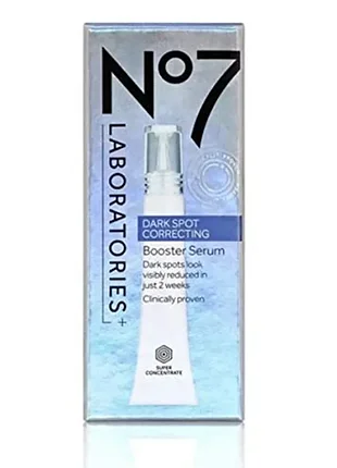 Сыворотка против пигментных пятен no7 laboratories dark spot correcting booster serum, 15 мл