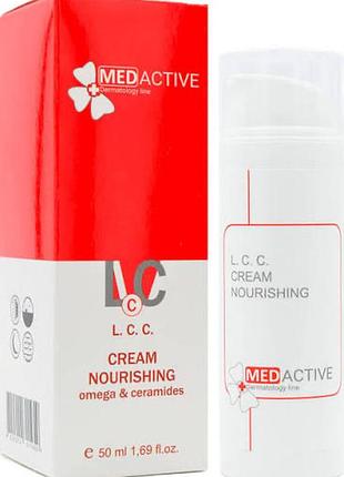 L.c.c. cream nourishing  omega & ceramides ультрапоживний крем з церамідами
