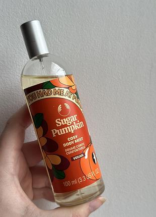 Спрей для тіла the body shop sugar pumpkin cosy body mist (100 мл)