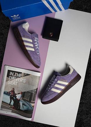 Жіночі кросівки adidas spezial lavender white