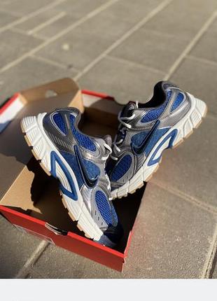 Чоловічі оригінальні кросівки nike v5 спортивні сині з білим в коробці