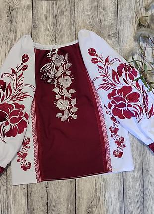 Вышитая блузка для девочки