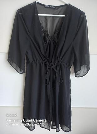 Молодежный халат и ночнушка zara