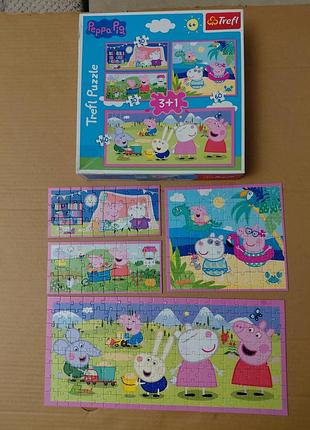 Пазлы "peppa pig" 2