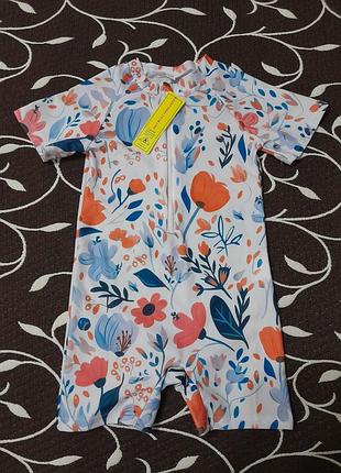 Купальник  солнцезащитный на девочку 4-5 лет, фирмы shein