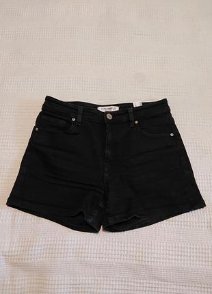 Черные мини шорты pull &amp; bear