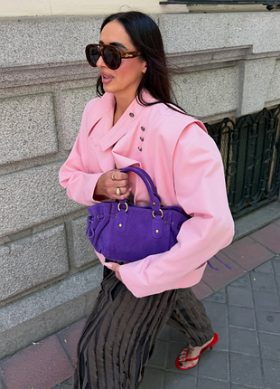 Рожева куртка жакет zara