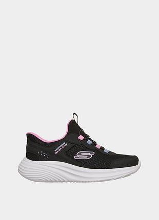 Оригінальні дитячі кросівки skechers /дівчачі чорні кросівки skechers