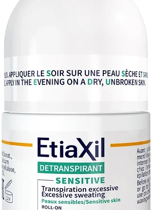 Etiaxil antiperspirant treatment sensitive skin armpits roll-on антиперспірант тривалої дії