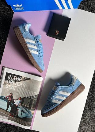 Жіночі кросівки adidas spezial sky blue