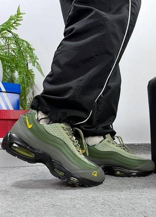 Мужские кроссовки nike air max 95 cortez gutta green khaki / smb+ 🔗