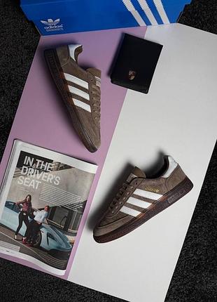 Жіночі кросівки adidas spezial brown white