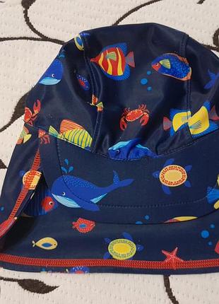 Панамка солнцезащитная на мальчика 6-12 месяцев, фирмы mothercare