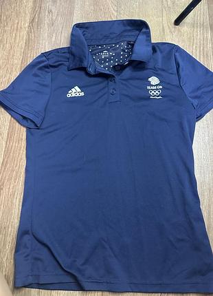 Футболка жіноча adidas team gb синя