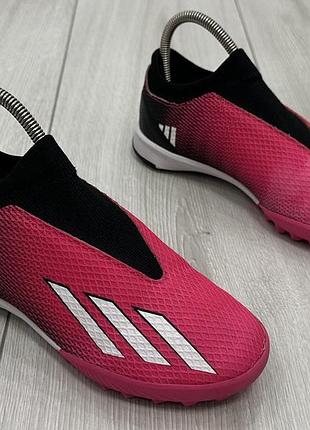 Детские футбольные сороконожки adidas x speedportal.3 ll tf junior (20 см)