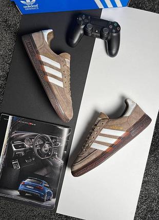 Чоловічі кросівки adidas spezial brown white