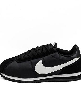 Мужские кроссовки nike cortez black white / smb+ 🔗