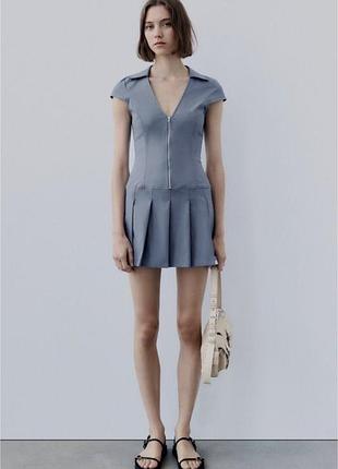 Синя сукня zara. zara сукня