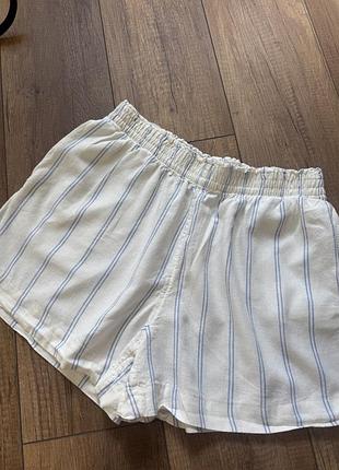 Лляні шорти h&m