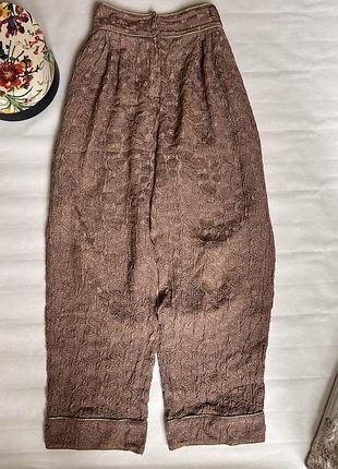 Брюки 100% шелк blumarine. италия. винтаж!