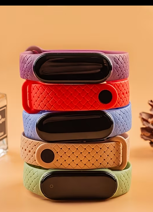Силиконовий ремінець    для xiaomi mi bend 4,5,6,7,8