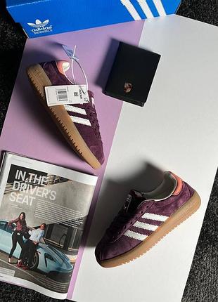 Жіночі кросівки adidas originals bermuda burgundy