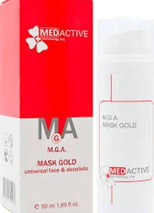 M.g.a. mask gold universal face & decollete універсальна маска gold для обличчя та декольте