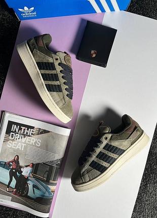 Жіночі кросівки adidas originals campus 00s olive black