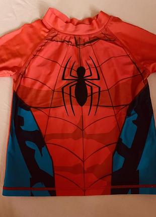 Marvel spider-man рашгард для мальчика, 122 см, 6–7 лет