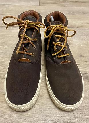 Высокие замшевые кеды polo ralph lauren zale (оригинал, 43р)