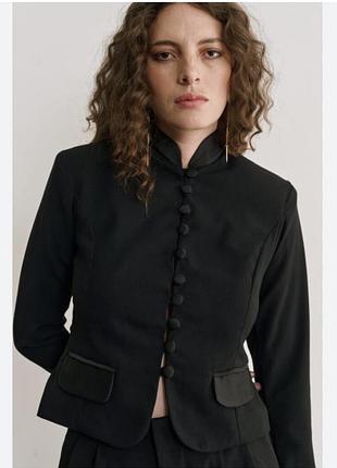 Жакет чорний шерсть