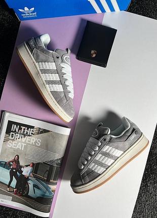 Жіночі кросівки adidas originals campus 00s light grey white